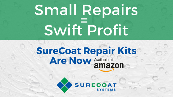 JUL - ProdSvc - SureCoat - SureCoat and SureSet Repair Kits Are Now Available on Amazon1 JUL - ProdSvc - SureCoat - SureCoat and SureSet Repair Kits Are Now Available on Amazon1